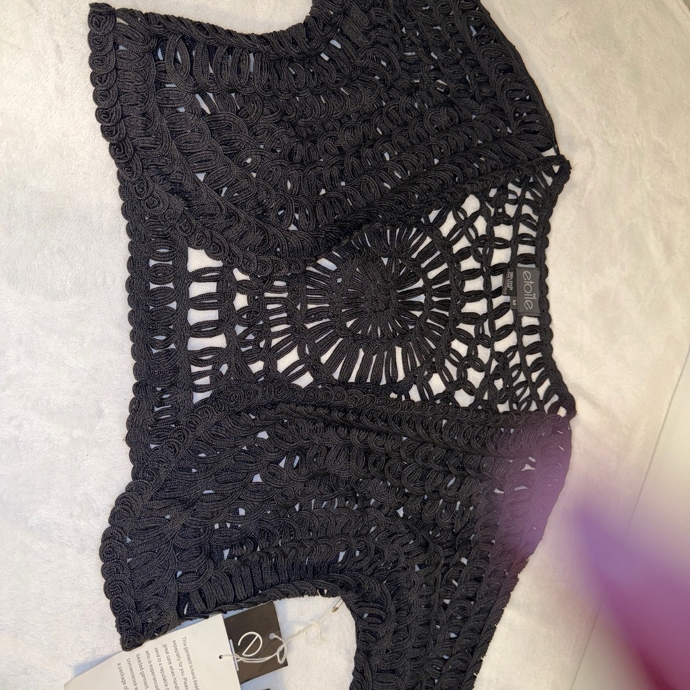 Etoile Black Hand Beaded Vest Evening‎ Collection Size Medium
Black - Picture 4 of 10